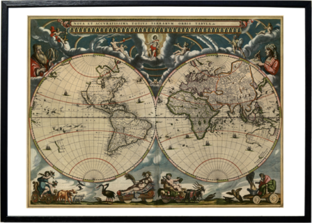 Wereldkaart Terrarum Orbis Tabula