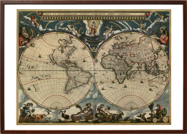 Wereldkaart Terrarum Orbis Tabula