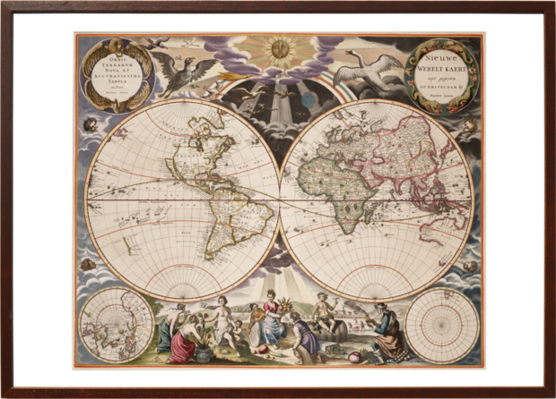 Wereldkaart Orbis Terrarum Nova