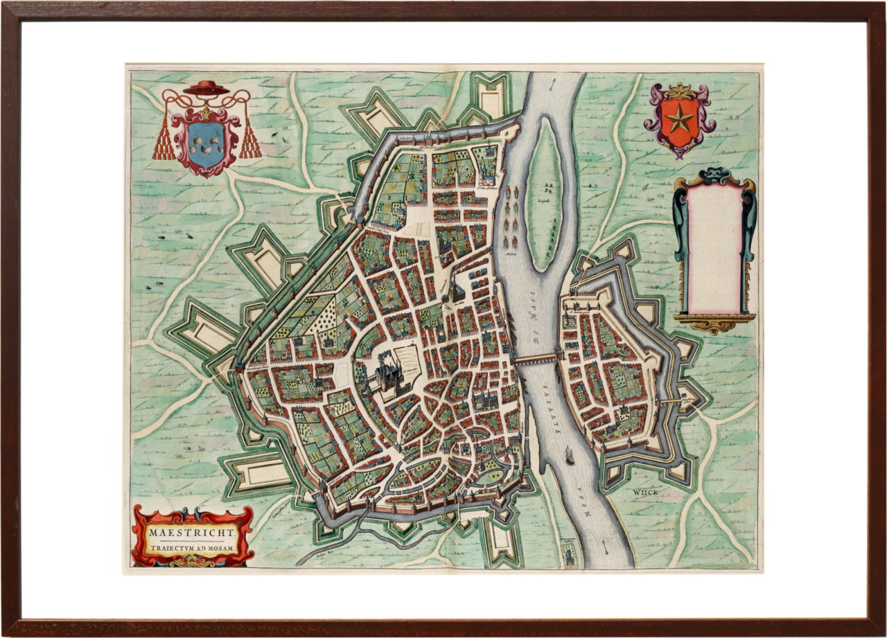 Oude kaart Maastricht - Reproducties Historische kaarten verledeninkaart